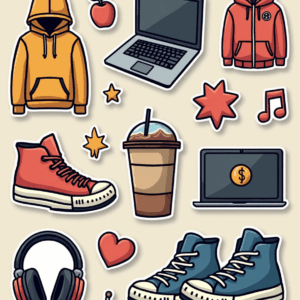 General Purpose Stickers -  Sheet v48